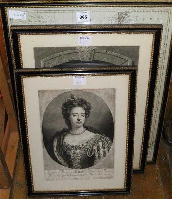 MOP & 2 engravings